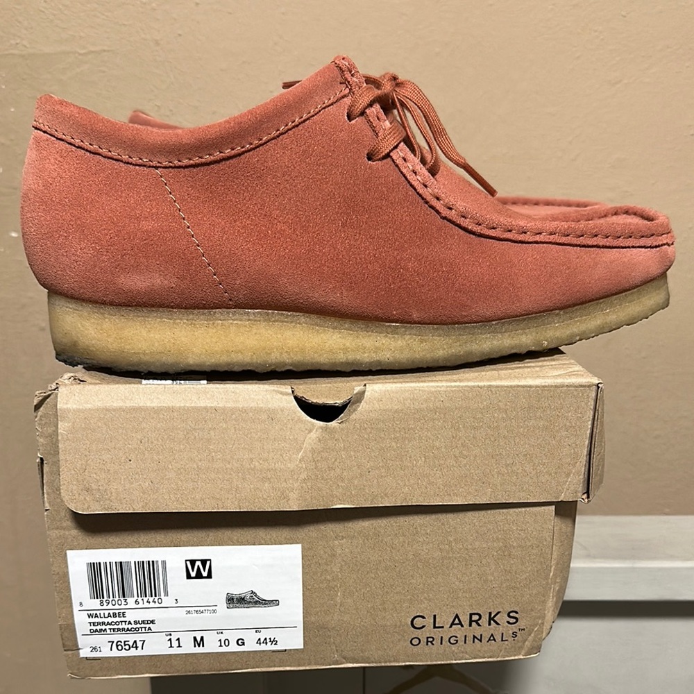 Clarks Brown Loafers Slip-Ons with Moccasin Toe
